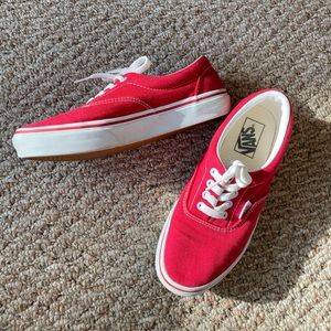 Vans authentic sneaker red